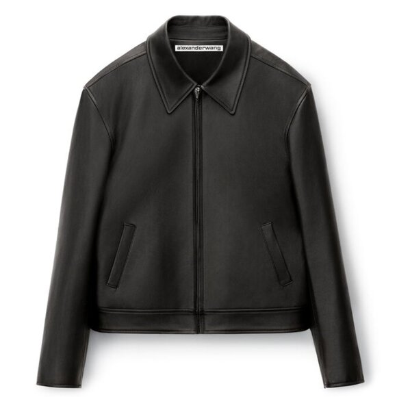 BNWT - Alexander Wang Blouson Leather Jacket - Picture 1 of 5